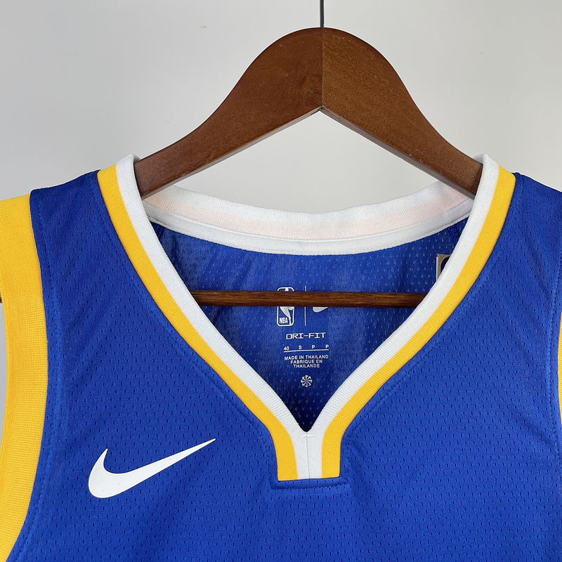 2023/24 Warriors THOMPSON #11 White NBA Jerseys