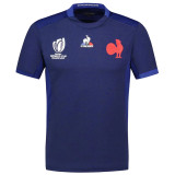 2023 France RUGBY WORLD CUP Home Blue Rugby Jersey