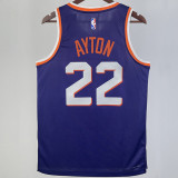 2023/24 Suns AYTON #22 Purple NBA Jerseys