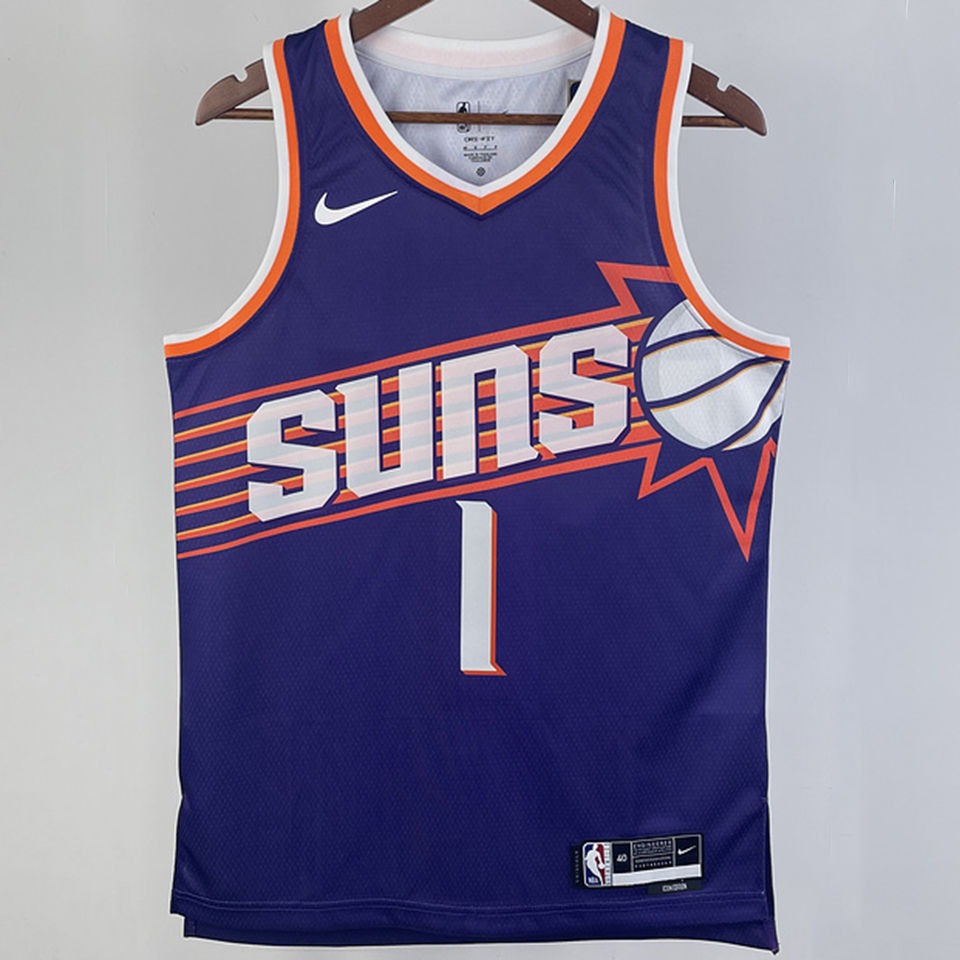 2023/24 Suns BOOKER #1 White NBA Jerseys