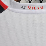 2023/24 AC Milan Away White Kids Soccer Jersey
