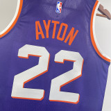 2023/24 Suns AYTON #22 Purple NBA Jerseys