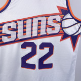2023/24 Suns AYTON #22 White NBA Jerseys