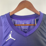 2023/24 Kings MONK #0 purple NBA Jerseys 热压