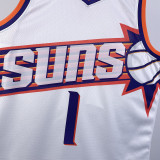 2023/24 Suns BOOKER #1 White NBA Jerseys