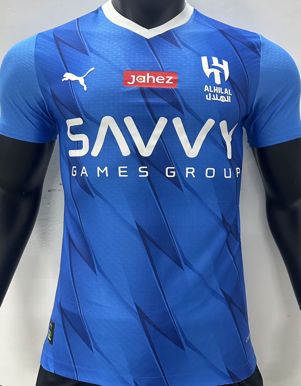2023 24 Al Hilal SFC Home Blue Player Version Jersey 2023 24 Al Hilal SFC Home Blue Player Version Jersey
