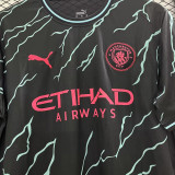 2023/24 Man City Third Kids Soccer Jersey