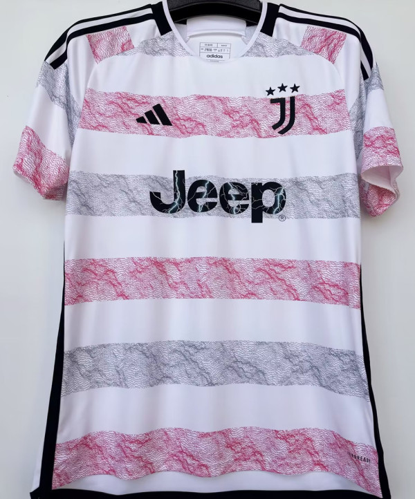 2023/24 JUV 1:1 Quality Away White Fans Soccer Jersey