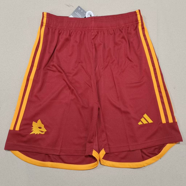 2023/24 Roma Home Red Shorts Pants