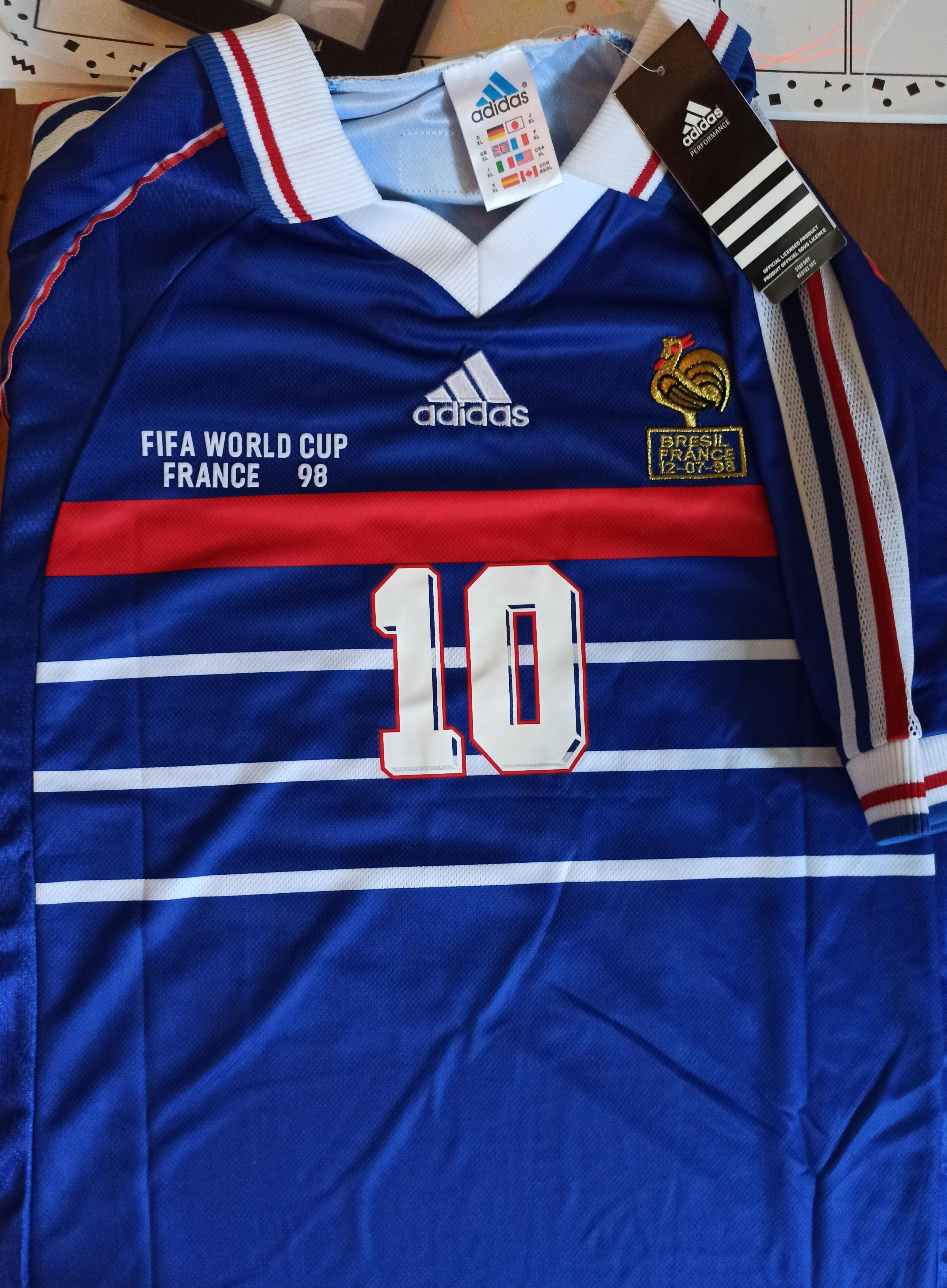 06 France Home Retro Jersey