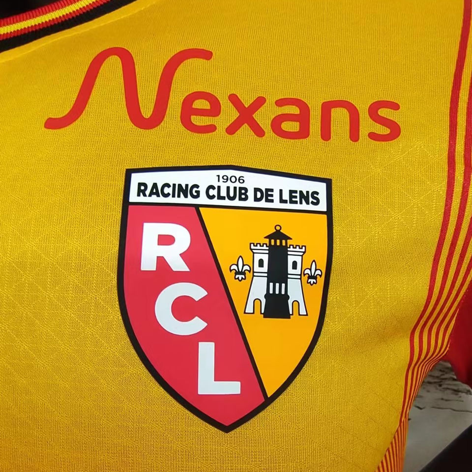 RC Lens Jersey Custom Soccer Jersey Home 2023/24