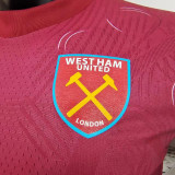 2023/24 West Ham Home Player Version Soccer Jersey