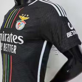 2023/24 Benfica Away Black Player Version Soccer Jersey