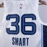 2023/24 Grizzlies SMART #36 White NBA Jerseys Hot Pressed