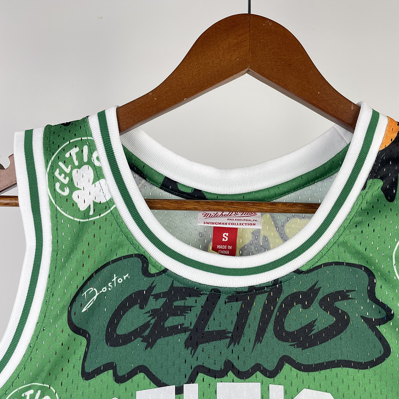 1985/86 Celtics BIRD #33 Green Retro NBA Jerseys 热压
