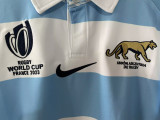 2023 Argentina RUGBY WORLD CUP Home Blue White Rugby Jersey  阿根廷