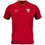 2023/24 Sevilla FC Away Red Fans Soccer Jersey