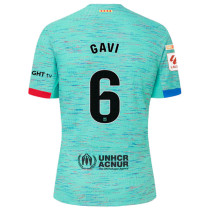 GAVI #6 BA 1:1 Third Blue Fans Soccer Jersey  2023/24 (LaLiga Font 西甲字体) ★★