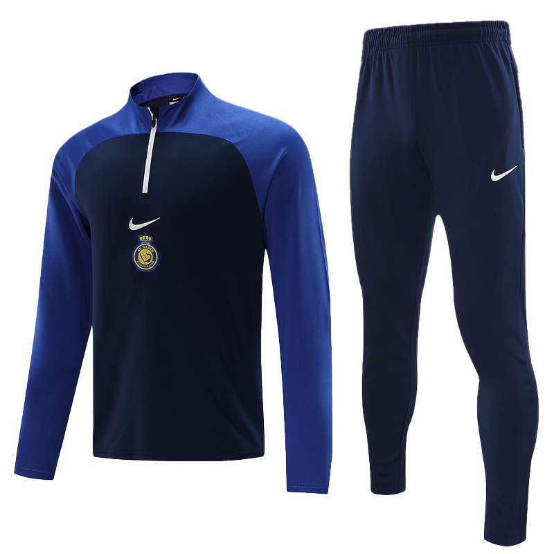 2023/24 Al Nassr Sapphire Blue Sweater Tracksuit