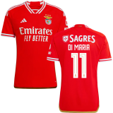 2023/24 Benfica 1:1 Quality Home Red Fans Soccer Jersey