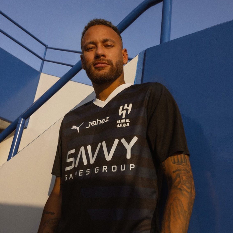  Neymar Jr. #10 Al Hilal Soccer Star Jersey Style Youth