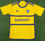 2023/24 Boca Away Yellow Fans Soccer Jersey