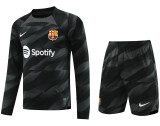 2023/24 BA Black Goalkeeper Long Sleeve Jersey (A Set, Pants Have Number) 裤有号码