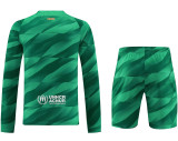 2023/24 BA Green Goalkeeper Long Sleeve Jersey (A Set, Pants Have Number) 裤有号码