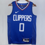 2023/24 Clippers WESTBROOK #0 Blue NBA Jerseys