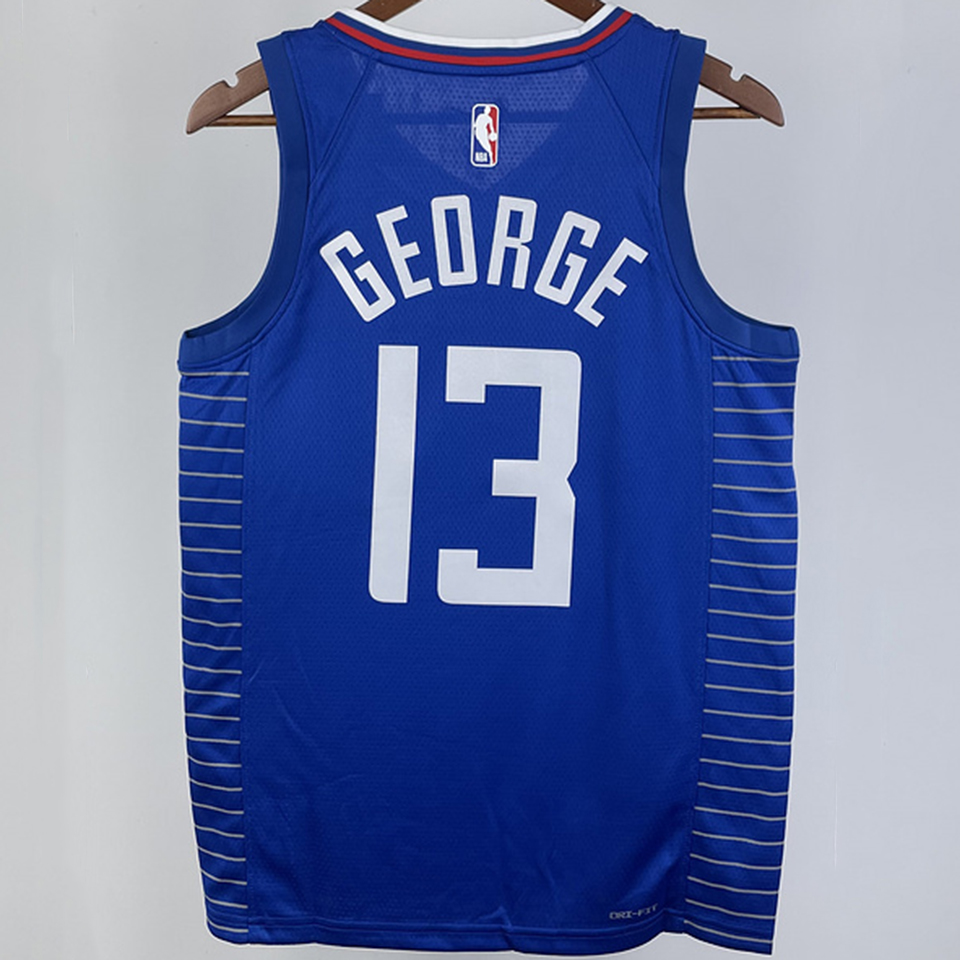 2023/24 Clippers GEORGE #13 Blue NBA Jerseys