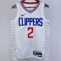 2023/24 Clippers LEONARD #2 White NBA Jerseys