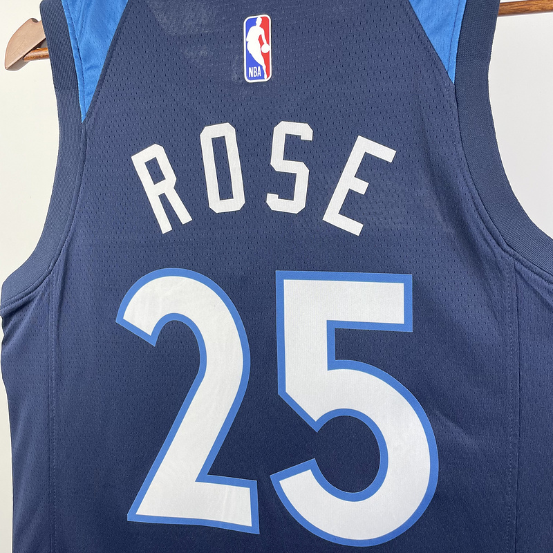 2023/24 Grizzlies ROSE #23 Sapphire Blue NBA Jerseys