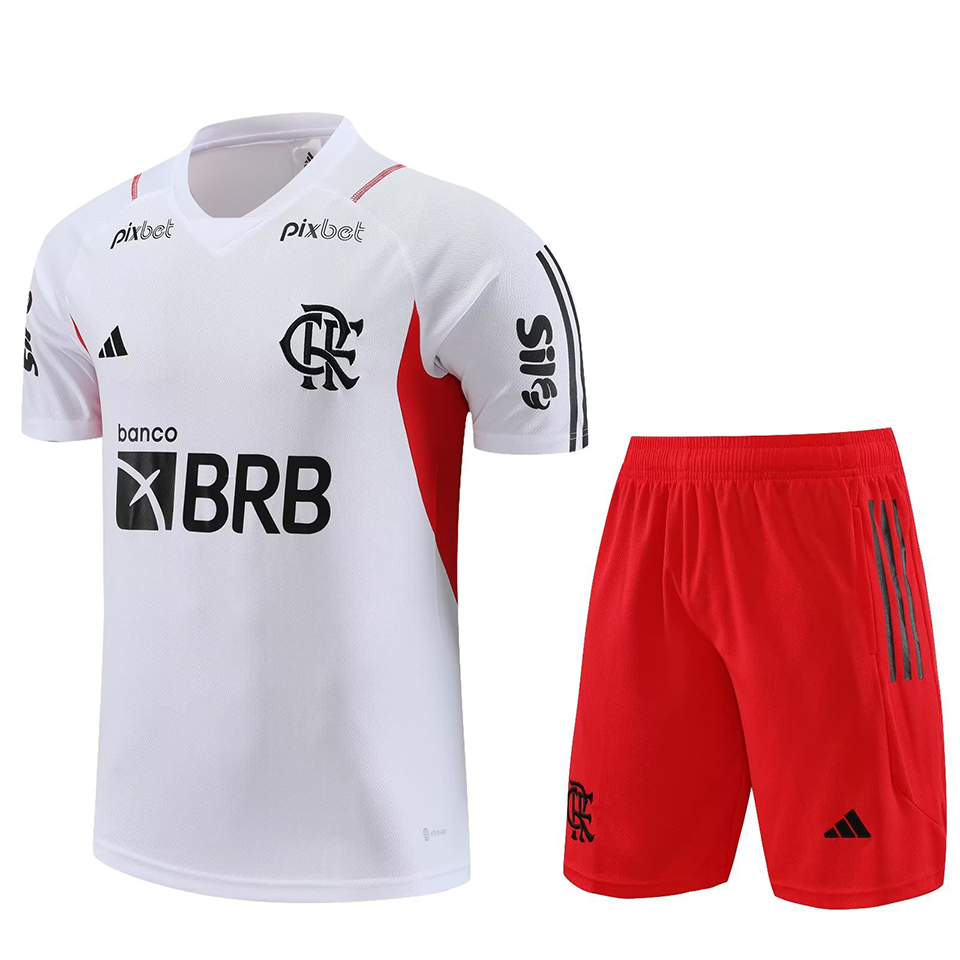 2023 24 Flamengo White Training Tracksuit