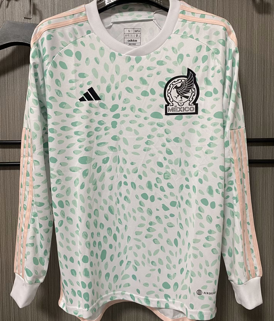 Mexico jersey cheap white long sleeve