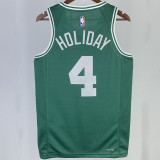 2023/24 Celtics HOLIDAY #4 Green NBA Jerseys
