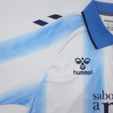2023/24 Malaga Home White Fans Soccer Jersey