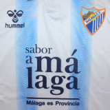 2023/24 Malaga Home White Fans Soccer Jersey