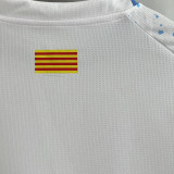 2023/24 Girona Away White Fans Soccer Jersey
