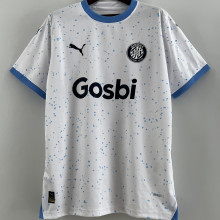 2023/24 Girona Away White Fans Soccer Jersey