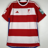 2023/24 Granada Home Red White Fans Soccer Jersey