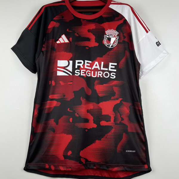 2023/24 Burgos CF Away Red Fans Soccer Jersey