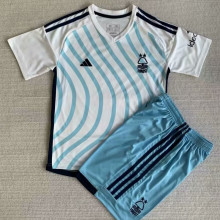 2023/24 Nottingham Forest Away White Kids Soccer Jersey