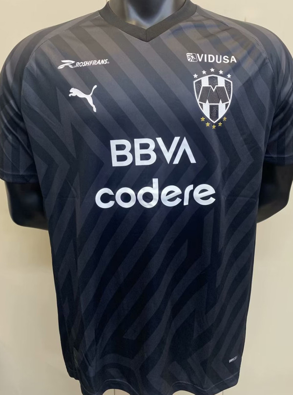2023/24 Monterrey Black Goalkeeper Player Version Jersey