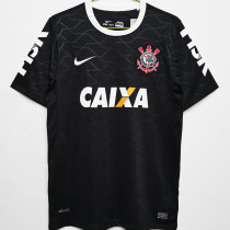 2008 Corinthians Away Black Retro Soccer Jersey