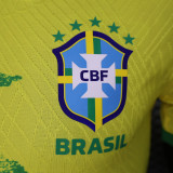 2022/23 Brazil Special Edition Yellow Player Version Jersey