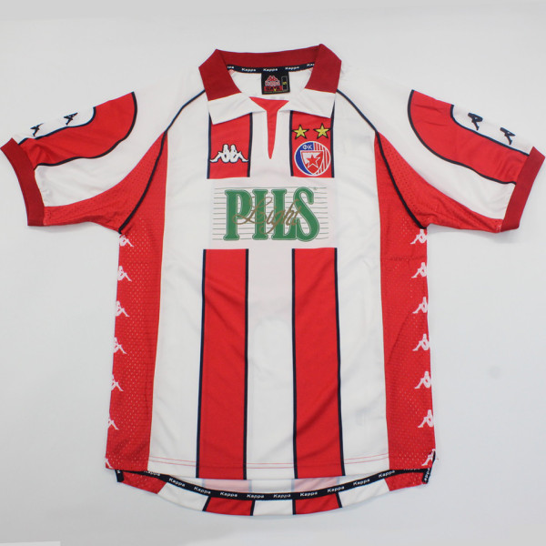 1999/01 Red Star Home Retro Fans Soccer Jersey