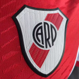 2023/24 River Plate Home Player Version Soccer Jersey