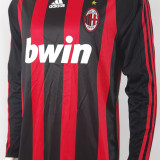 2008/09 AC Milan Home Long Sleeve Retro Jersey