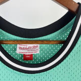 TIFFANY & CO. #57 Mitchell Ness Green Retro NBA Jerseys 热压