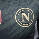 2023/24 Napoli Third Black Player Version Jersey 带胸前金章